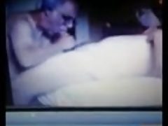 Grandpa sucking