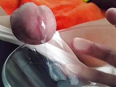 2 Dildos in Ass No Hands Cum