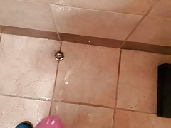 Pee on myself and cum