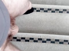 Getting My Cock Out on the Stairs at Work