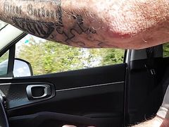 TATTOOED TWINK WANKS IT FOR TRUCKERS
