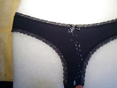 Cum on wifes panties 09