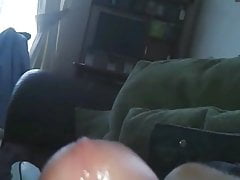 Me wanking and cumming with lots of spunk
