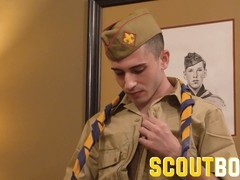 Oliver James from ScoutBoys strips down his outfit for Rick Fantana