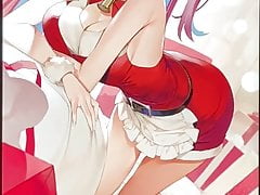 Akua's sexy and cute  santa costume bukkake