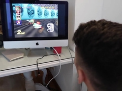 Horny Gaymer Guys Fucking While Playing Video Games