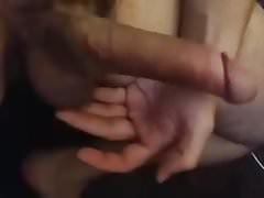 Playing with my cock