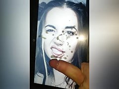 Cum Tribute for german Youtuber Jodie Calussi +Fake Reaction