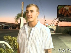 Watch this dude juggle and bounce his meaty shaft after deepthroating a hot chick