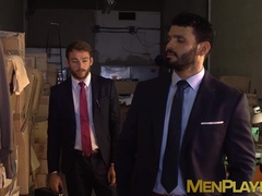 Classy stud sucks dick and spreads asscheeks for anal fuck