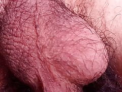 BALLS FREEHAND POV - Sexy twink's hairy nuts move all alone