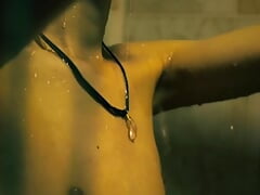 Fans exclusive big cock twink cum in the shower