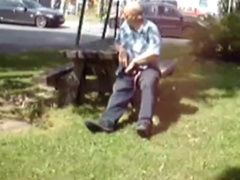 Aged Fellow Jacks In The Park