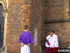 Luke Desmond and Oscar Roberts practice anal with Owen Jackson