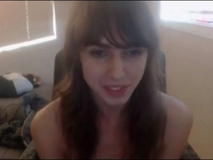 Femboy Alice Cums Hard on Webcam