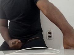 A big cock man, big cock cumming, big dick solo