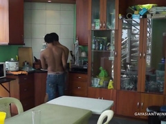 Asian Twinks Argie and Josh Bareback