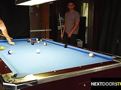 Twink Spitroasted By Stud & Jock On Pool Table