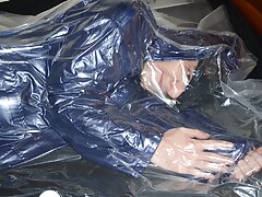 Jan 3 2023 - VacPacked in my blue PVC raincoat with my PVC aprons and blue lead apron