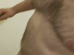 Ich schaue nackt nach Post!