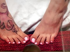Loe's Toes Feet Cum Tribute