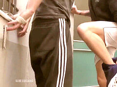 guy dominated and barefucked with pees