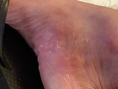 Coming on my feet