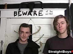 Tattooed friends have hot gay fuck fest