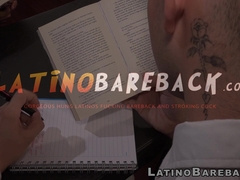 Hung Latino Gael buries his cock so deep into Julians tight ass