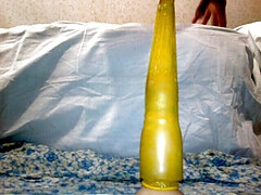 Dildo masturbation in the ass