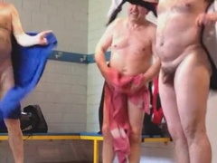 Daddies in locker guest room