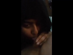 Sucking off a guy I hooked up with