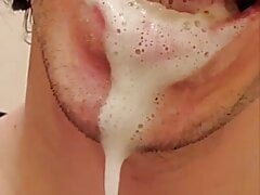 Mouthful of cum