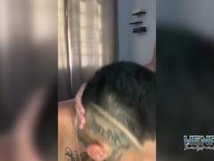 I LICKED THE FAGGOT'S PINKISH CABOOSE AND I ALSO SHOT A PLENTY OF OF MILK ON HIS FACE