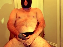 Anal masturbation, amateur bear, man masturbating