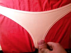 Cum on wifes panties 14
