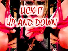 DILDO SUCKING INSTRUCTIONS The shemale has a big tasty cock