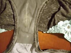 Cum in buddy's girlfriends dirty V.S panties