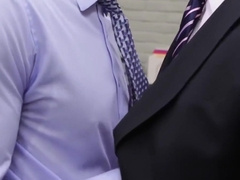 Colby Keller in the office sucking boss