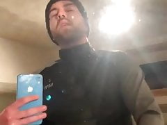 chav lad cums again