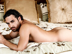 Fine men use  a condom during their cam encounter