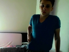 What a pleasure to watch handsome boy all smooth masturbate