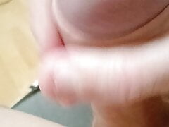 Russian guy jerking off a huge cock #4