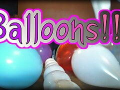 Balloonbanger 57) Step Pop Balloon Fetish - No Nudity-Retro