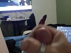 Another massive Aussie cumshot