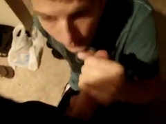Friend sucks straight friend