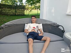 twynkworld - Tonni Veroncini jerks off his latino cock - 6K gay porn casting