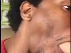 Hung White Boy Grabs Black Bitch Head Fuck 2