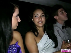 Lovely teens fucked during the prom
