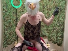 Solo pleasure with stunning tights and a masturbation swing featuring Jesterkinky